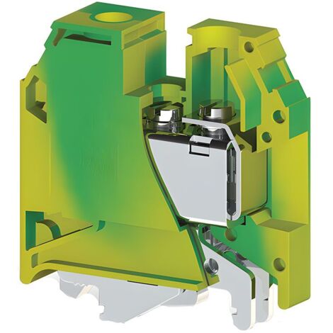 Borne de jonction à vis de terre 35mm² - pas 16mm - vert/jaune - IMO