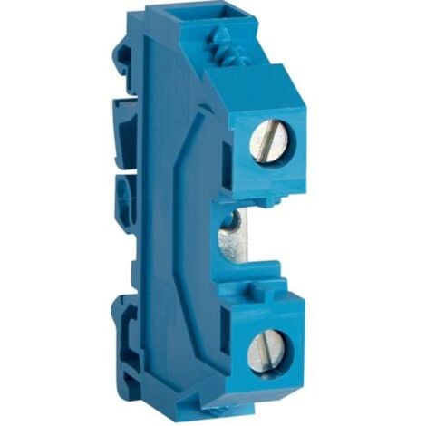 Borne de passage-neutre 16mm² 400V-76A connexion à vis HAGER KXA16N