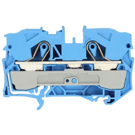 Borne de passage pour 2 conducteurs 10 mm²