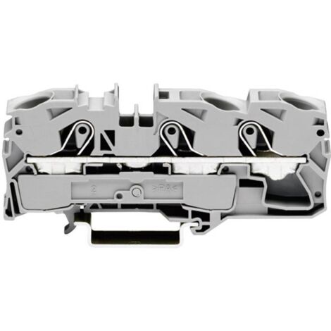 Borne de passage WAGO 2016-1301 12 mm ressort de traction Affectation: L gris 1 pc(s) D23599