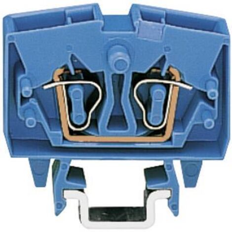Borne de passage WAGO 264-704 6 mm ressort de traction Affectation: N bleu 1 pc(s) D13578