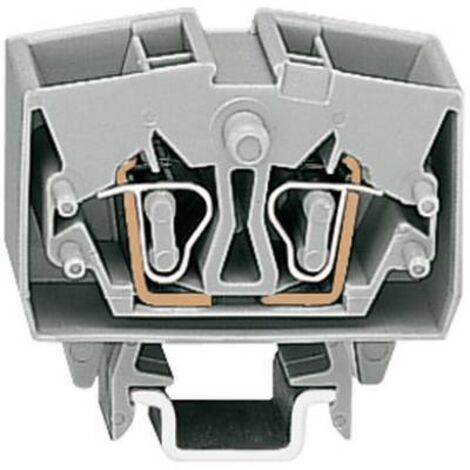 Borne de passage WAGO 264-724 10 mm ressort de traction Affectation: N bleu 1 pc(s) D13588