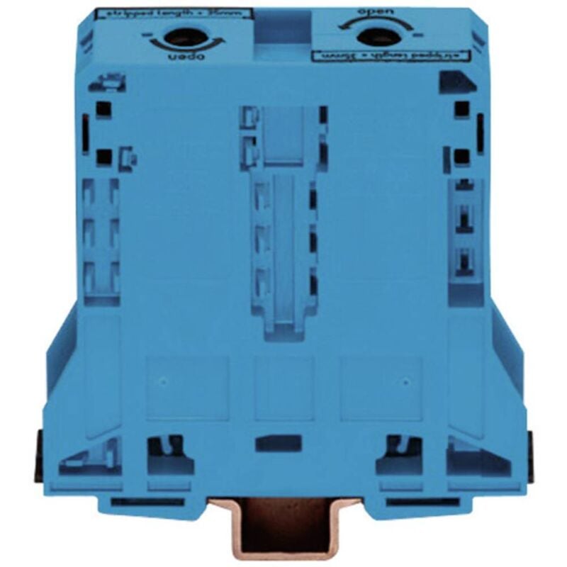 Wago - Borne de passage 285-194 25 mm ressort de traction Affectation: n bleu 1 pc(s)