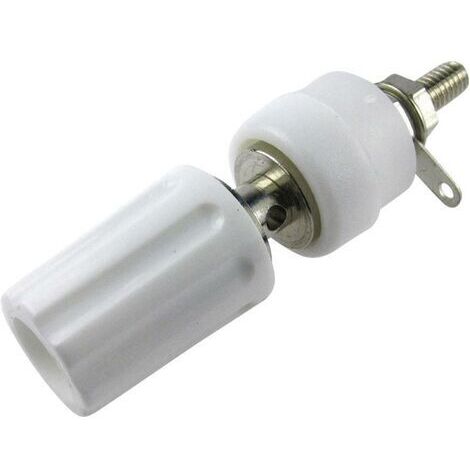 Borne de polarité Ø stylo (détails): 4 mm Cliff CL1509 blanc 15 A 1 pc(s) D73037