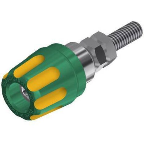 Borne de polarité Ø stylo (détails): 4 mm SKS Hirschmann PK 10 A 930099188 jaune, vert 16 A 1 pc(s) D21923