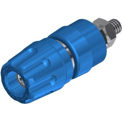 Borne de polarité Ø stylo (détails): 4 mm SKS Hirschmann PKI 10 A 930103102 bleu 35 A 1 pc(s) D24484