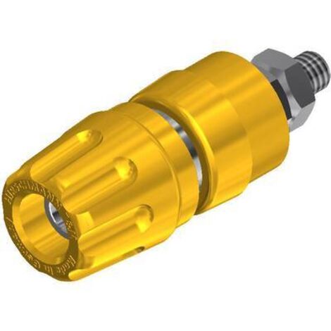 Borne de polarité Ø stylo (détails): 4 mm SKS Hirschmann PKI 10 A 930103103 jaune 35 A 1 pc(s) D24469