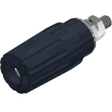 Borne de polarité Ø stylo (détails): 4 mm SKS Hirschmann PKI 100 930757100 noir 35 A 1 pc(s) D24684