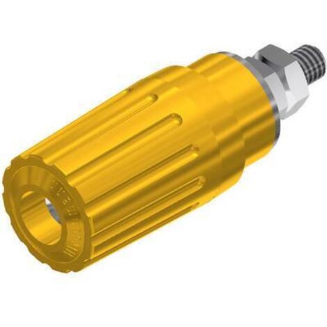 Borne de polarité Ø stylo (détails): 4 mm SKS Hirschmann PKI 100 930757103 jaune 35 A 1 pc(s) D24078