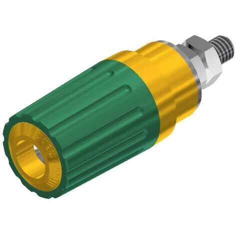 Borne de polarité Ø stylo (détails): 4 mm SKS Hirschmann PKI 100 930757188 jaune, vert 35 A 1 pc(s) D22056