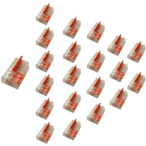 Borne de raccordement à levier 5 entrées (Pack de 20) - SILAMP