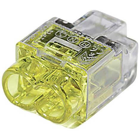Borne de raccordement HellermannTyton HCPM-2 148-90036 flexible: 1-2.5 mm² rigide: 0.5-2.5 mm² Nombre de pôles: 2 jaune 1 pc(s) S943731