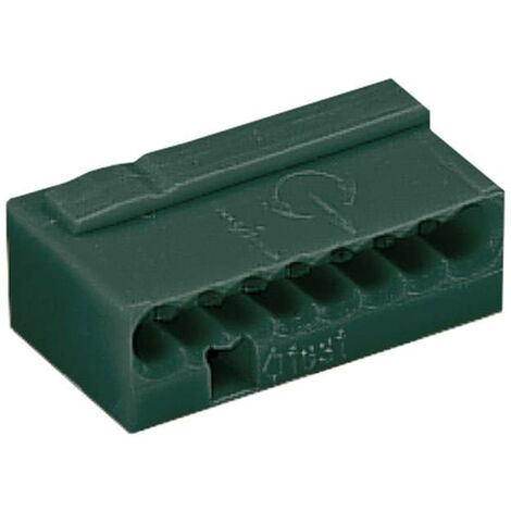 Borne de raccordement WAGO 243-208 flexible: 0.6- rigide: -0.8 mm² Nombre de pôles: 8 gris foncé 1 pc(s) S58581
