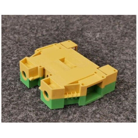 Borne de terre 35mm² vert-jaune connexion à vis (à l'unité) HAGER