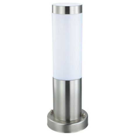 Borne Defne-3 inox E27 60W – Hauteur 325mm – Indice de protection IP44 – Éclairage 360° – Compatible ampoules LED jusqu'à 60W – Horoz Electric