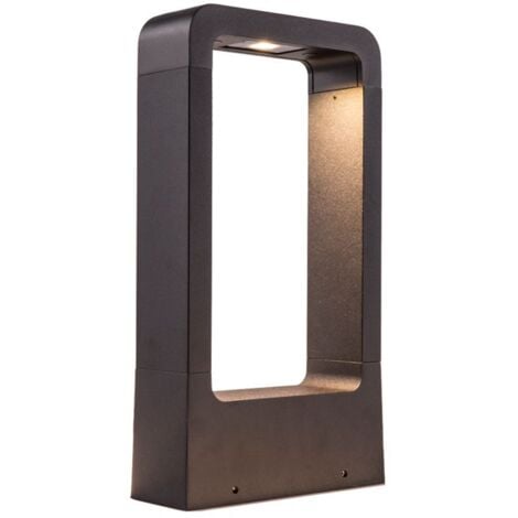 Borne d'extérieur Lampe de pelouse extérieur moderne et simple 7W LED IP65 étanche borne et potelet dexterieur pour les jardins, les portes d'entrée, les terrasses, les allées et les balcons