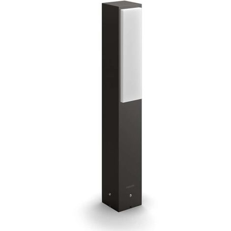 Borne d'extérieur noir myGarden Stratosphere 2x4,5W 1000lm 3000K chaud 1648893P0 Philips