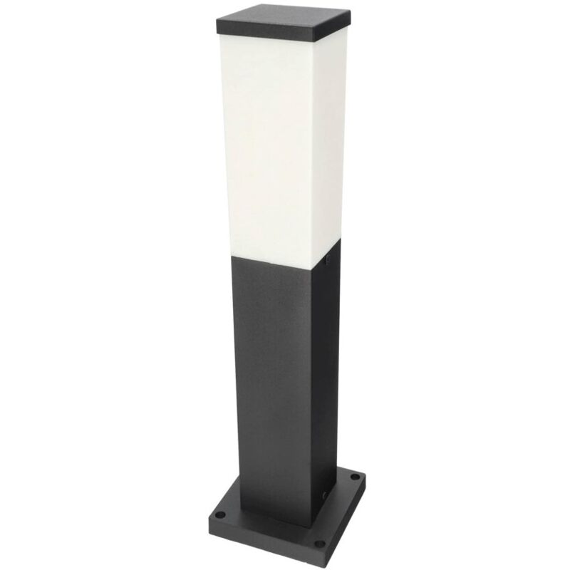 Edo Solutions - Borne d'extérieur tulis 40 E27 noir IP44 EDO777385