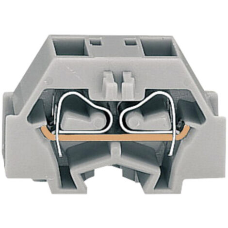 Borne d'extrémité WAGO 260-331 8 mm ressort de traction Affectation: L gris 1 pc(s)