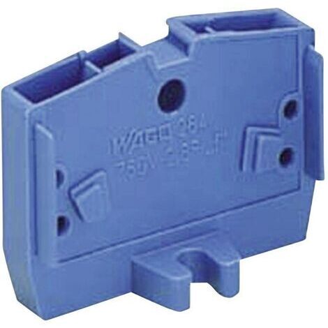 Borne d'extrémité WAGO 264-301 6 mm ressort de traction Affectation: L gris 1 pc(s) D11077