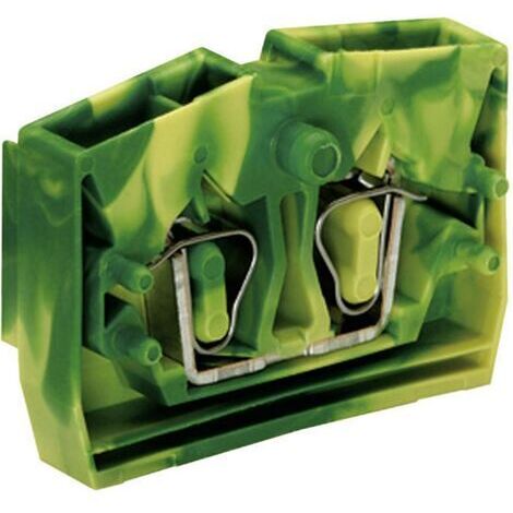 Borne d'extrémité WAGO 264-307 6 mm ressort de traction Affectation: terre vert, jaune 1 pc(s) D11051