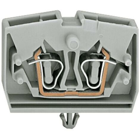 Borne d'extrémité WAGO 264-311 6 mm ressort de traction Affectation: L gris 1 pc(s) D11028