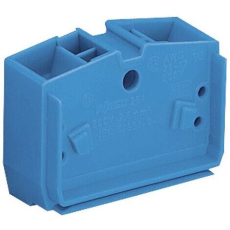 Borne d'extrémité WAGO 264-351 10 mm ressort de traction Affectation: L gris 1 pc(s) D13761