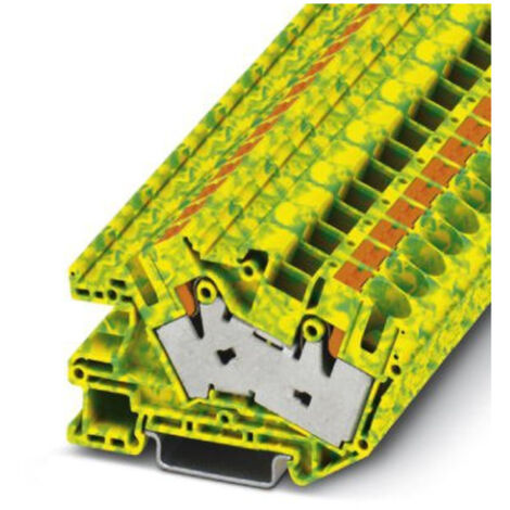 Borne d'installation PTI 16/S-PE, 0,5-16 mm²,, vert-jaune