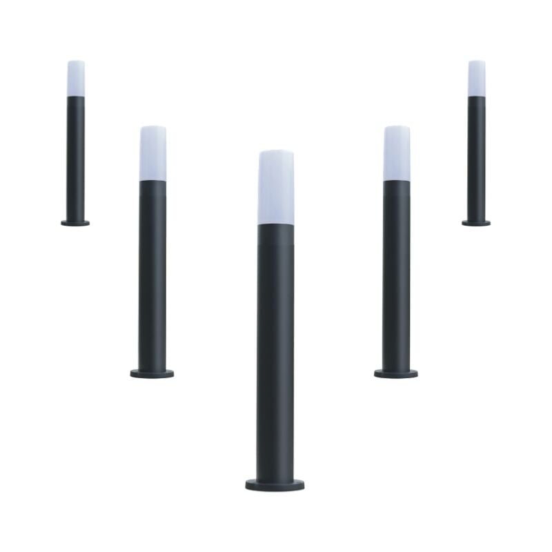 Borne Extérieure 60cm 220V IP65 pour Ampoule E27 (Pack de 5) - S