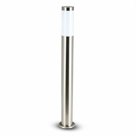 V-TAC Lampe de jardin e27 lampe de jardin e27 large attack h80 cm ampoule h80 cm acier inoxydable et polycarbonate polycarbonate vt-838 8625