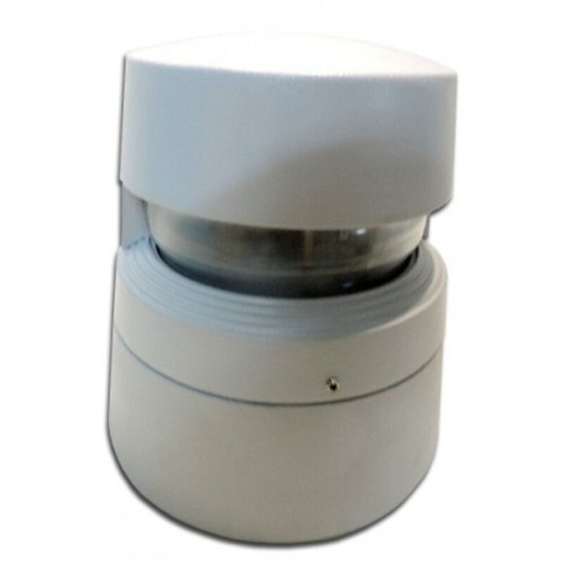 Borne extérieure alu grise Ø 238X232mm monodirectionnel lampe iodure 35W G12 (non incl) ballast IP67 ROK SIDE LIGHTING E8401