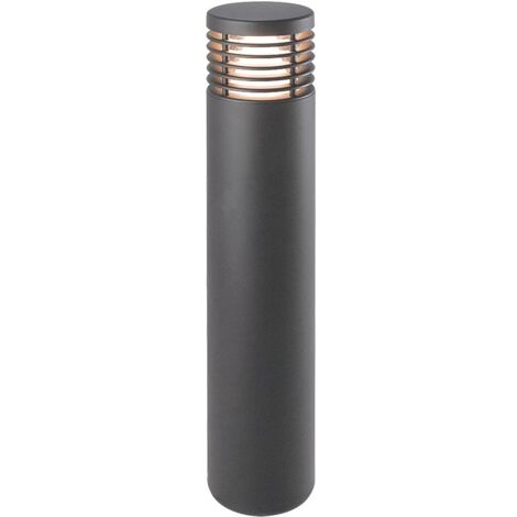 Borne Extérieure LED D120 50cm 10W Graphite Zambelis - Blanc chaud - 3000K