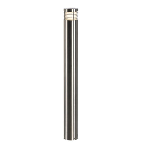 Borne extérieure VAP SLIM 90 inox brossé E27 20W max IP44 inox 304 - SLV - 230069