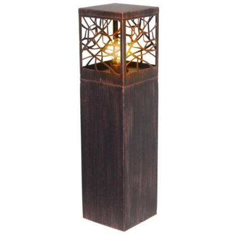 Borne extérieure WHITNEY - BRILLIANT - coloris rouille - métal/plastique E27 1x52W