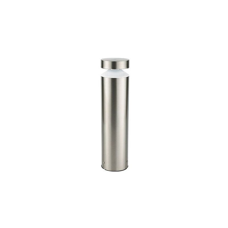 Borne extérieure led 6W finition inox Hauteur 400mm ø 100mm 4000K 600lm 230V étanche IP44 Oslo arlux