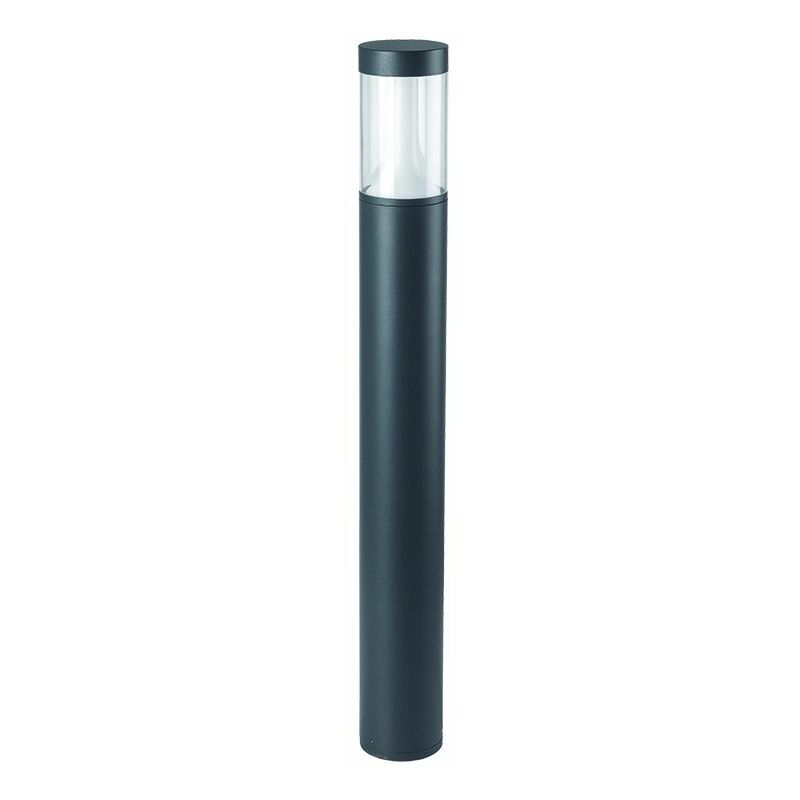 Borne Extérieure LED D90 10W IP54 Graphite ZAMBELIS - Blanc chaud - 3000K