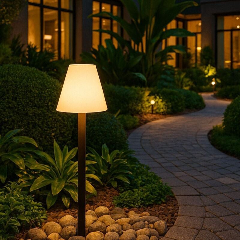 Arum Lighting - Borne jardin extérieur E27 IP44 aura 80 cm