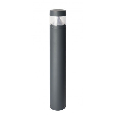 Borne jardin LED 23W 98cm Ø16 gris foncé IP65 SU-MA