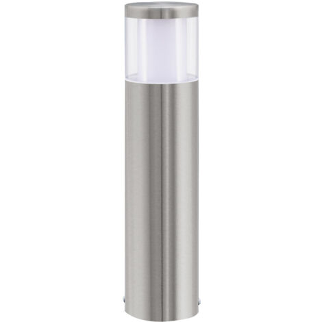 Borne lumineuse Basalgo LED H45 cm IP44 - Inox - Argent