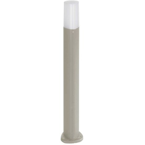 Borne lumineuse de jardin IP44 en aluminium douille E27 Pou 83 - Silver
