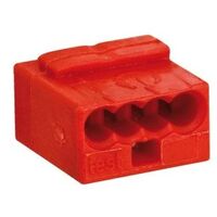 Lot de 50 Borne de connexion connecteur de fil 2 trous 222-412413415
