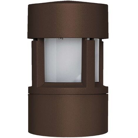 Borne MINI NICO IP65 E27 15W 208mm Marron rouille