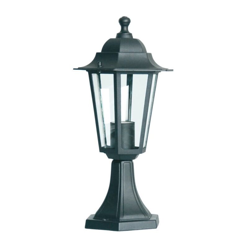 Borne Lumineuse Extérieure 60W max E27 Fonte Noire loan