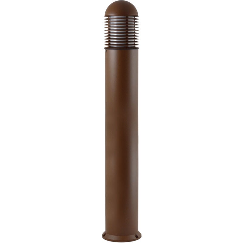 Borne nova IP55 E27 70W 1100mm Marron rouille