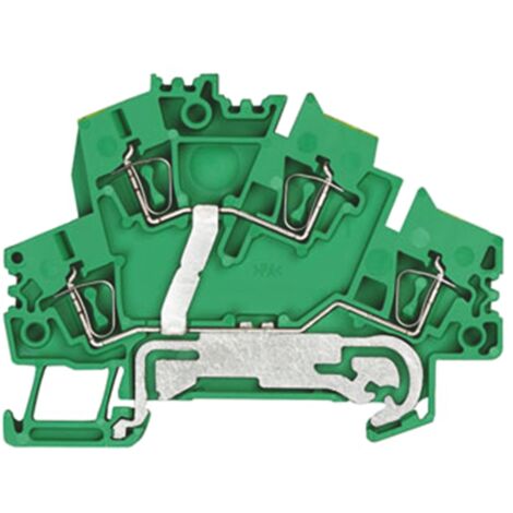 Borne PE Weidmuller Z, 0.5 4mm², Cage à ressort, Vert, Jaune ( Prix pour 1 )