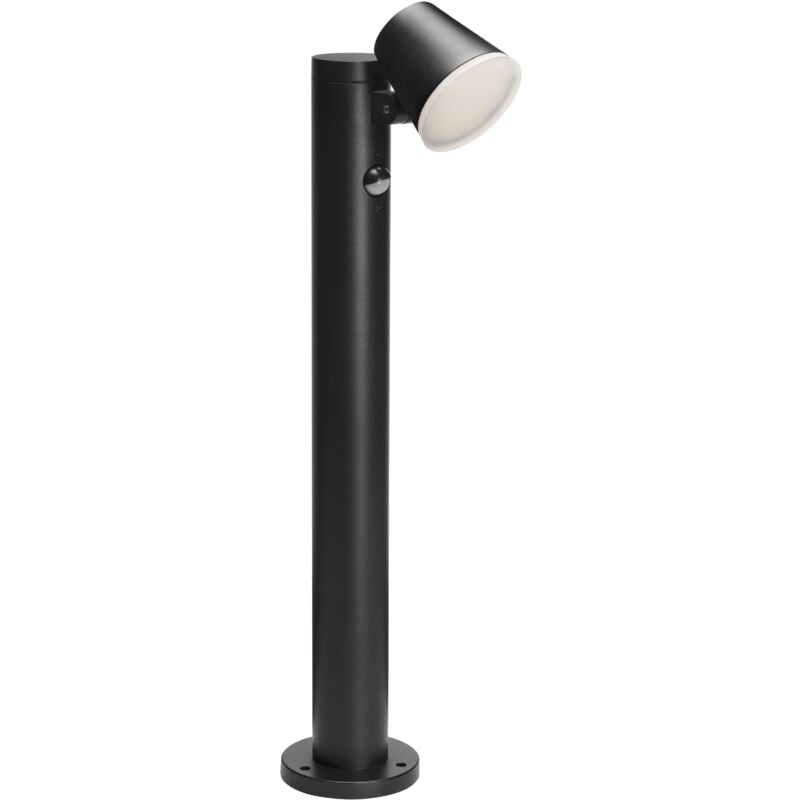 Aric - borne extérieure pixo led - 12.5w - 3000k - gris anthracite - détecteur 51401