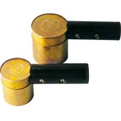Borne polaire magnétique, ronde, Pour des charges jusqu'à : 250 A, Force de maintien 25 kg