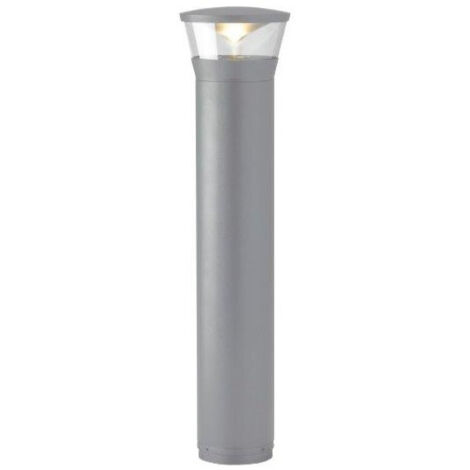 Borne potelet extérieur LED 16W alu gris rond Ø 220 H900mm 4000K 770lm 230V non-dimmable IK10 IP65 Circled Soft SG LIGHTING