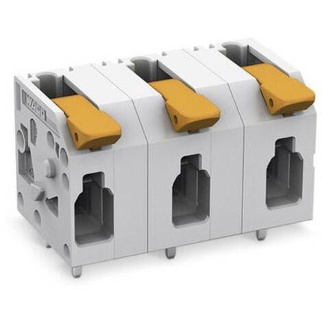 Borne pour circuits imprimés WAGO 2604-1504 4 mm² Nombre de pôles 4 1 pc(s) Q608412