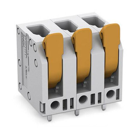 Borne pour circuits imprimés WAGO 2604-3303 4 mm² Nombre de pôles 3 1 pc(s) Q608442